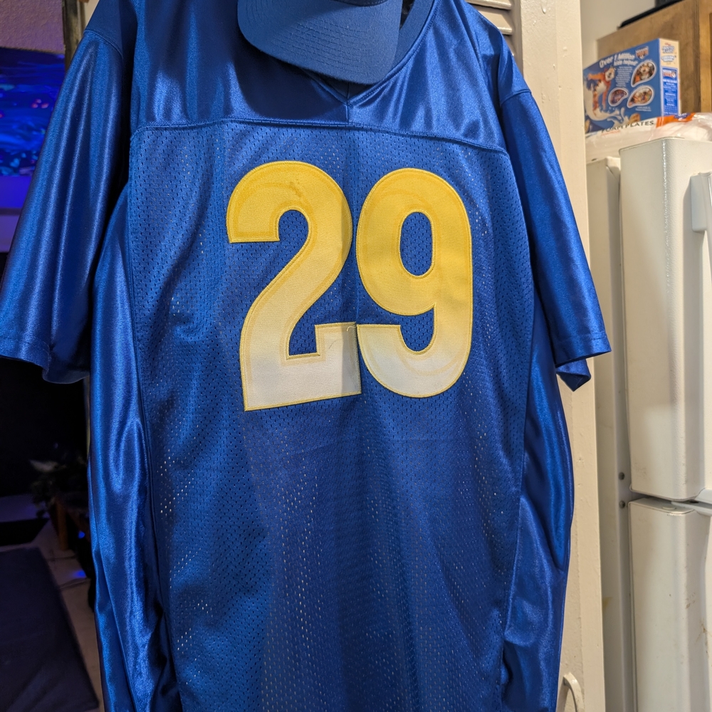 Blue Rams Jersey and Cap Set - Picture 2 of 3